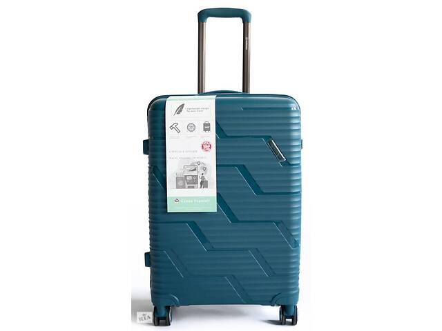 Пластиковый средний чемодан из поликарбоната 65L Horoso Бирюзовый (S120238S green)