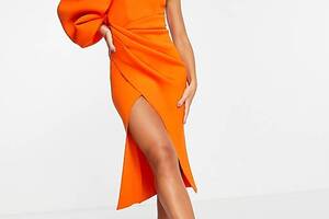 Платье Asos 36 оранжевый 117791252