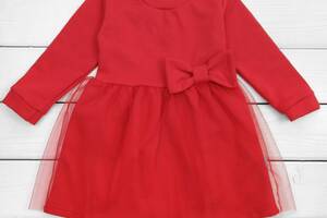 Платье детское с фатином Dexter`s lady 86 см красный (13129302287)
