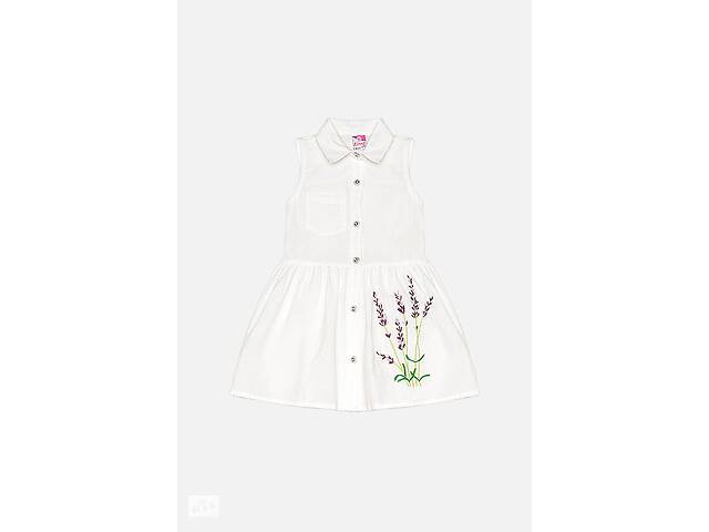 Платье для девочки 104 белый Timo girls ЦБ-00187807