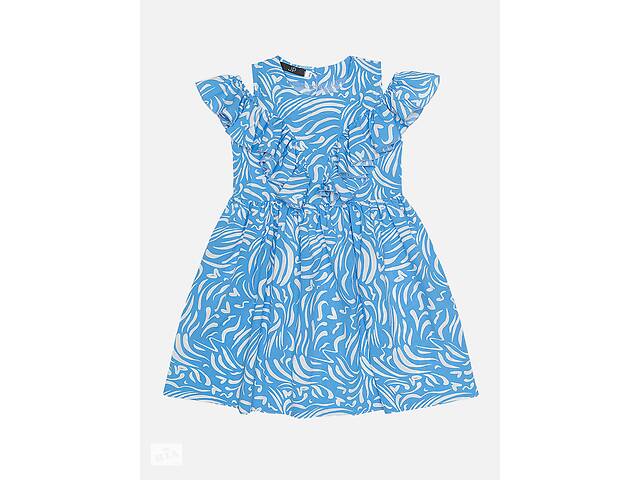 Платье для девочки 116 голубой Jak pani ЦБ-00221436
