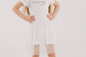 Платье для девочки Viollen 3244 104 см Молочный (2000990464026)