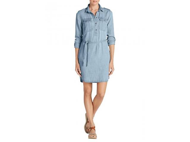 Сукня Eddie Bauer Womens Tranquil Embroidered Dress Lt BLUE 34 Світло-блакитний (0060LBL-34)