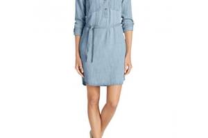 Платье Eddie Bauer Womens Tranquil Embroidered Dress Lt BLUE 46 Светло-голубой (0060LBL-46)