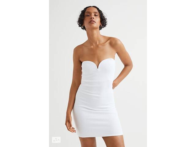Платье H&M Белый XL 978834