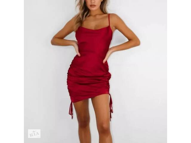 Платье Missguided YDE934559 36 бордовый