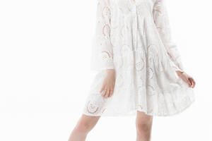 Платье однотонное женское Brands W23-36 2XL Белый (2000990349224)