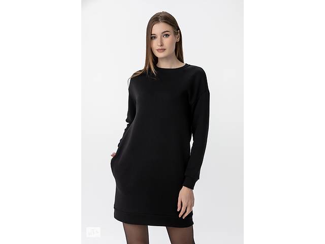 Платье однотонное женское OnMe CTM WBC02333 M Черный (2000990175571)
