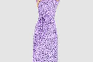 Платье с цветочным принтом сиренево-белый 214R055 Ager XXL