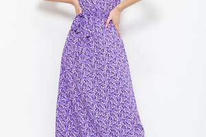 Платье с цветочным принтом сиреневый 214R055 Ager S