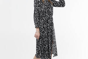 Платье с узором женское OnMe CTM WTC02308 XL Черный (2000989932123)