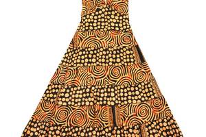 Платье-сарафан Летнее Karma Коттон Размер М Оттенки коричневого (24361)