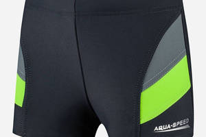 Плавки Aqua Speed Andy 349-38 116 см Черный/Серый/Зеленый (5908217655950)