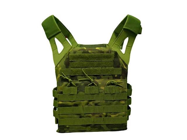 Плитоноска тактическая ML1 из премиум ткани CORDURA BTMF Multicam Green