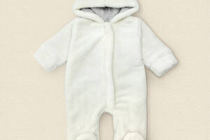 Плюшевый комбинезон детский с капюшоном Dexter`s мишутка 62 см молочный (131509868336)