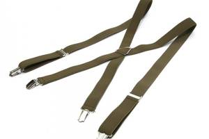Подтяжки Gofin suspenders Х Образные Хаки (Pbxx-5931)
