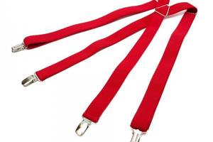Подтяжки Gofin suspenders Х Образные Красные (Pbxx-5904)