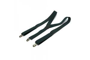 Подтяжки Gofin suspenders Y Образные 3.5 см Зеленые (Pbp-4653)