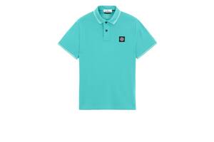 Поло Stone Island 22S18 Aqua XXL