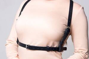 Портупея Feral Fillings Harness Top натуральная кожа Черный (SO3442)