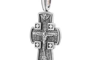 Православный крест Распятие Господне. Ангел Хранитель 131017 Оникс