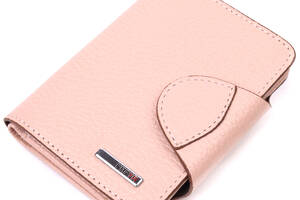 Превосходный женский кошелек из натуральной кожи KARYA 21348 Розовый