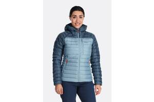 Пуховик Rab Microlight Alpine Jacket Women's 14 Синий-Голубой