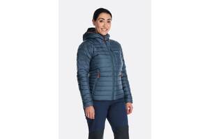 Пуховик Rab Microlight Alpine Jacket Women's 14 Темно-Синий