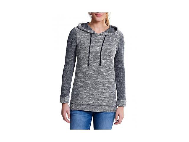 Пуловер Eddie Bauer Womens Kapuzenpullover NAVY MELIERT L Серый (GR4132NVM)