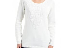 Пуловер Eddie Bauer Womens Sweater Lace-Up IVORY M Белый (7101830IV-M)