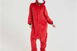 Пижама Кигуруми взрослая BearWear Бычок Ельторро L 165 - 175 см Красный (K1W1-0128-L)