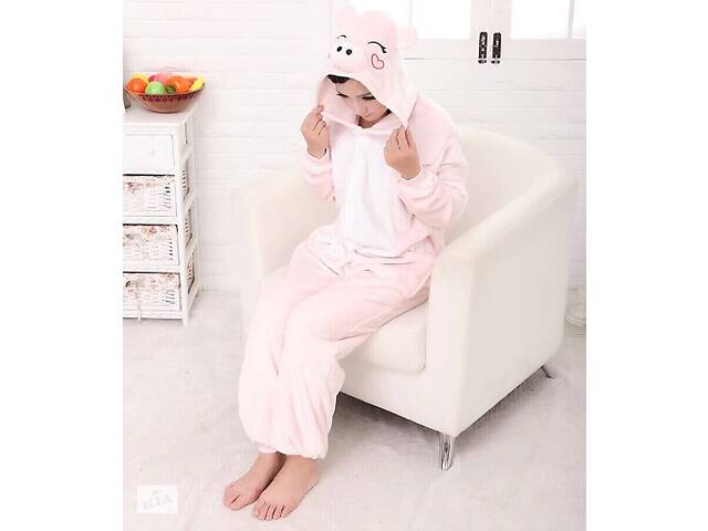 Пижама Кигуруми взрослая BearWear Свинка M 155 - 165 см Розовый (K1W1-0074-M)