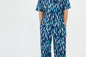 Пижама мужская Cyberjammies Elliot 6562-6563 L Surfboard Print (5051877349865)