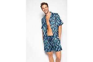 Пижама мужская Cyberjammies Elliot 6562-6564 L Surfboard Print (5051877349827)