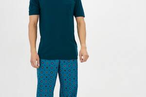 Пижама мужская Cyberjammies Lewis 6628-6636 S Бирюзовый (5051877370463)