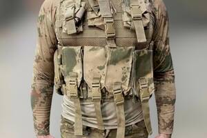 Разгрузка с 8 подсумками, сетка Cordura, Камуфляж, с системой МОЛЛИ, тактический жилет разгрузочный Купи уже