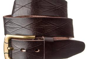 Ремень кожаный Vintage 20132 Темно-коричневый