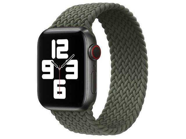 Ремешок Epik Braided Solo Loop AAA Apple watch 38/40 mm 135 mm Зеленый 1212983