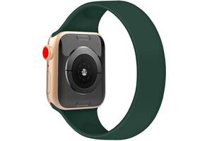 Ремешок Epik Solo Loop для Apple watch 38mm/40mm 143mm Зеленый / Pine green