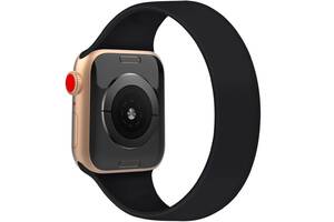 Ремешок Epik Solo Loop для Apple watch 38mm/40mm 170mm Черный / Black