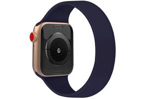 Ремешок Epik Solo Loop для Apple watch 38mm/40mm 177mm Темно-синий / Midnight blue