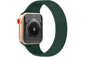 Ремешок Epik Solo Loop для Apple watch 42mm/44mm 150mm Зеленый / Pine green