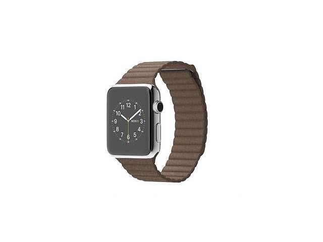 Ремешок Leather loopдля Apple Watch 42/44mm кожаный ARM Series 5 4 3 2 1 Beige