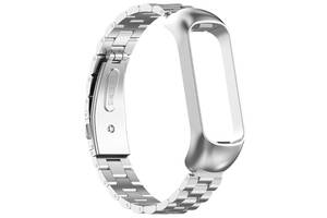 Ремешок MiJobs Steel Strap Samsung Galaxy Fit2 SM-R220 Silver