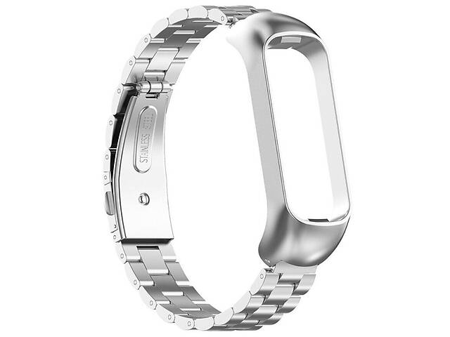 Ремешок MiJobs Steel Strap Samsung Galaxy Fit2 SM-R220 Silver