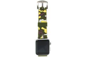 Ремешок силиконовый Epik Apple Watch камо 42/44 mm Желтый 1207773