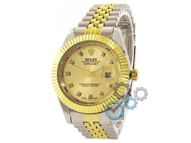 Rolex Date Just 068 Silver-Gold