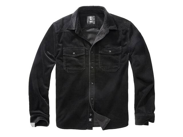 Рубашка Brandit Corduroy Classic Black (L)