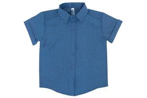 Рубашка детская с коротким рукавом для мальчика GABBI RB-4 Синий на рост 98 (11292)