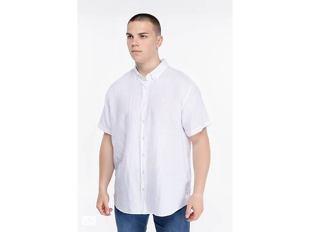 Рубашка однотонная мужская Stendo 14215 4XL Белый (2000989628453)